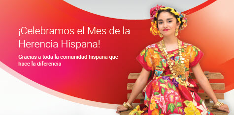 ¡Celebramos el Mes de la Herencia Hispana con 50% de descuento* en las transferencias en línea en Estados Unidos y Canadá!